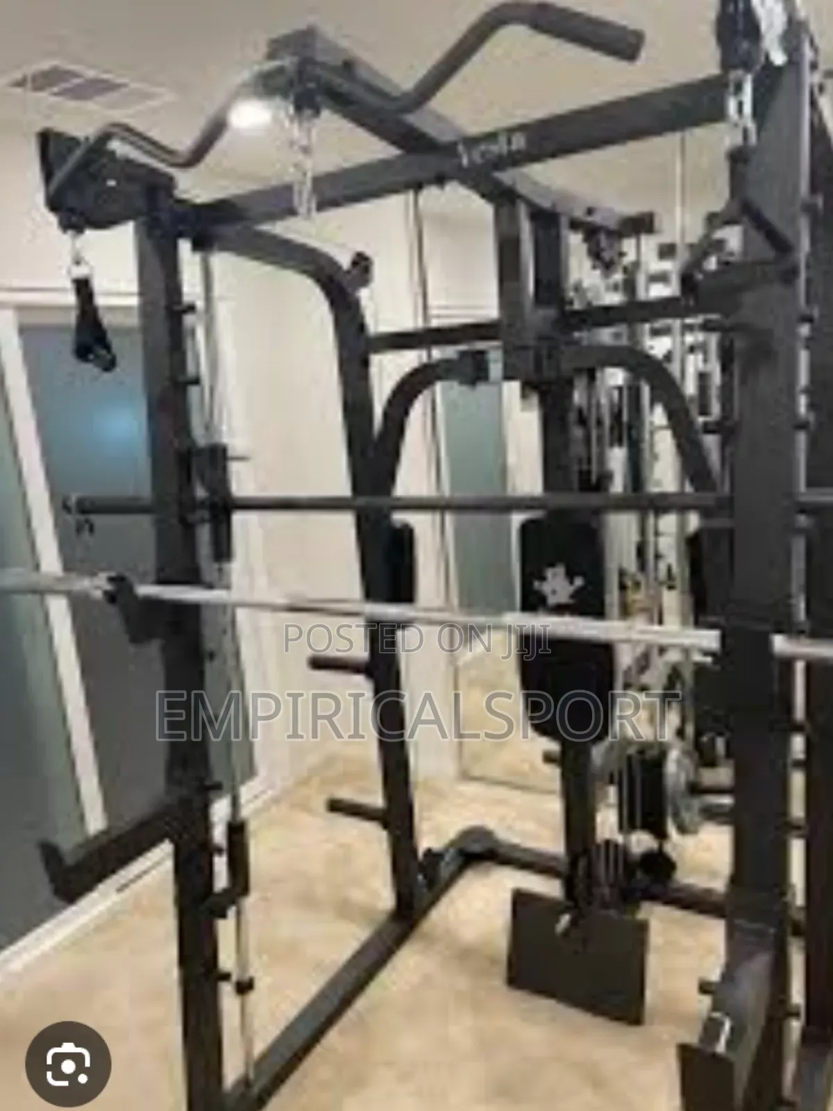 Sqat Rack With Olympic Barbell