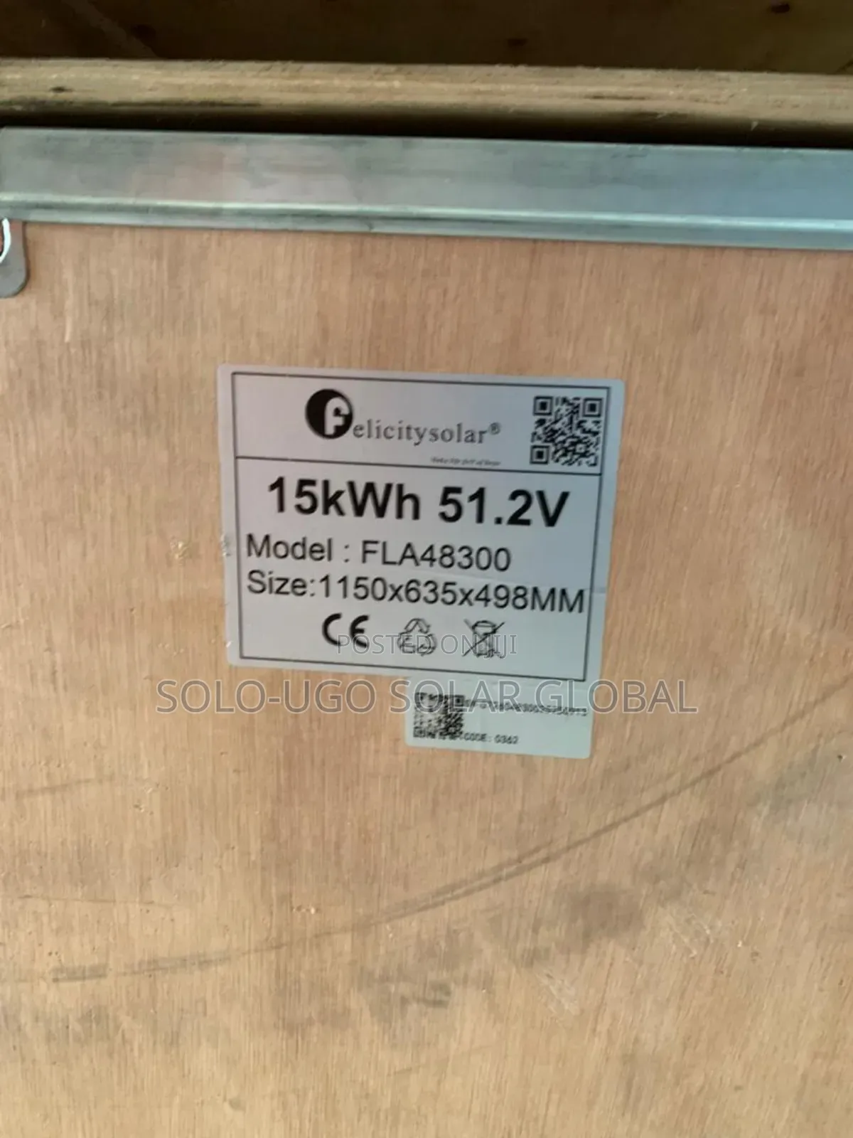 Fla48300 Felicity Lithium Ion Batteries (Flat 15khw 48v)