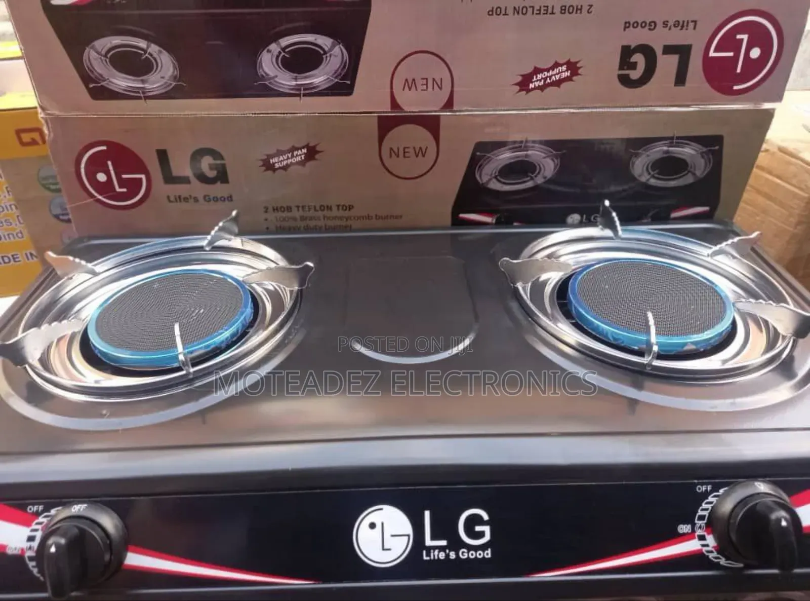 Lg 2face Infrared Burner Stainless Steel Auto Ignition Gas Cooker