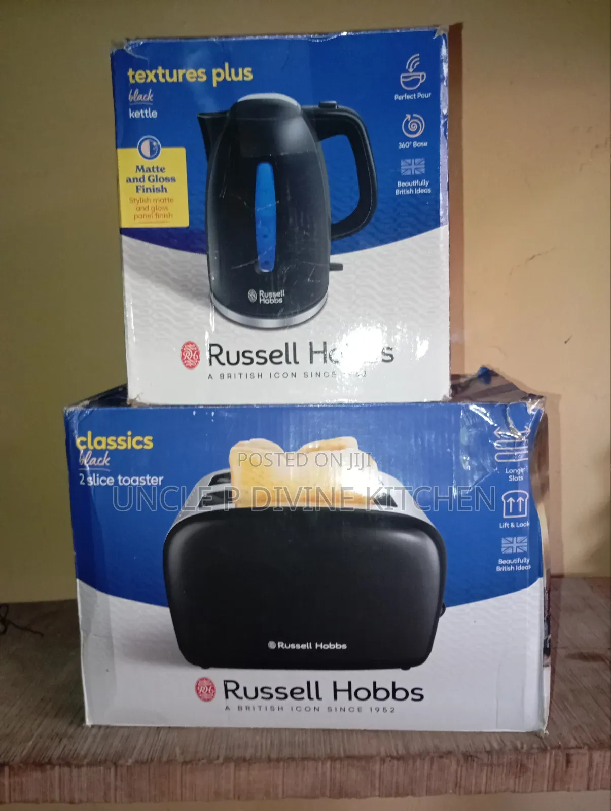 Russell Hubbs Combination of Jug and Toaster,