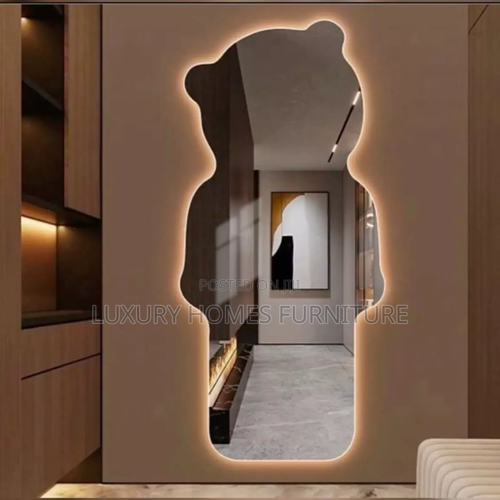 Teddy Beer Mirror Design