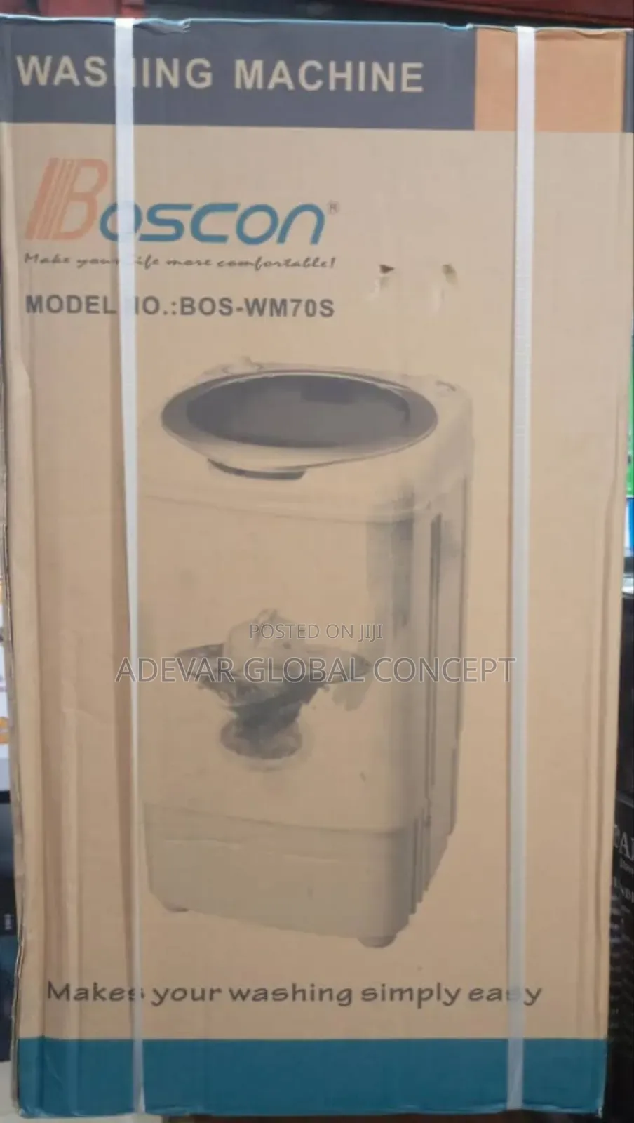 7kg Boscon Single Tub Washing Machine