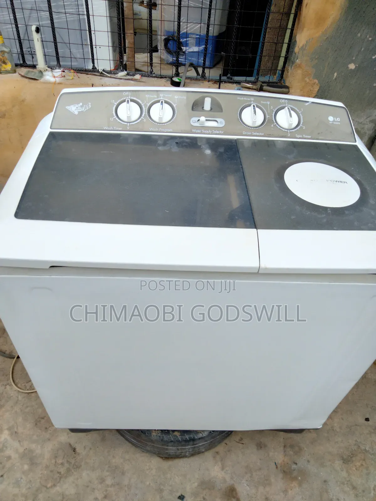 15 Kg Twin Top Manual Washing Machine and Spin