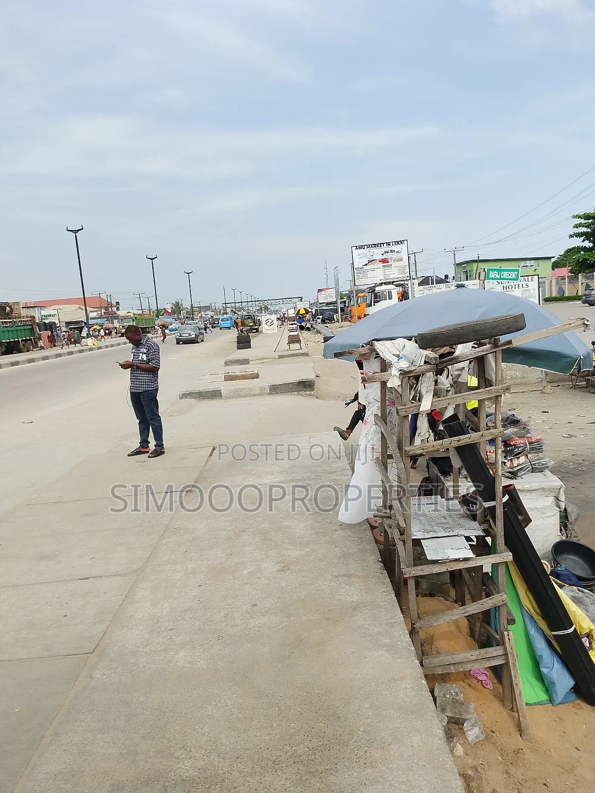 2plots of Facing Express Corner Piece Land for Sale at Ogunfayo Bus
