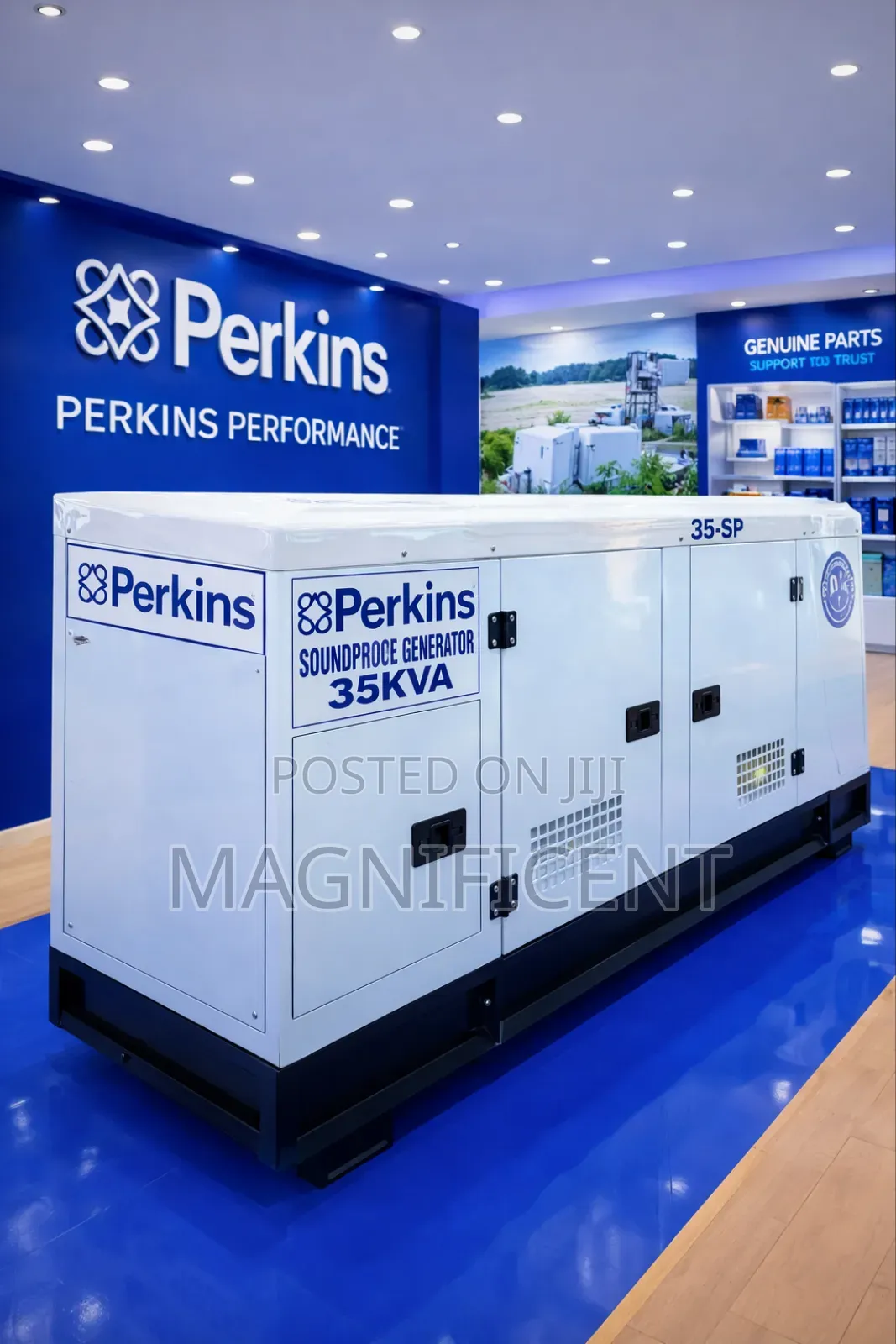 35 Kva Original Perkins Generator 100% Copper Coil