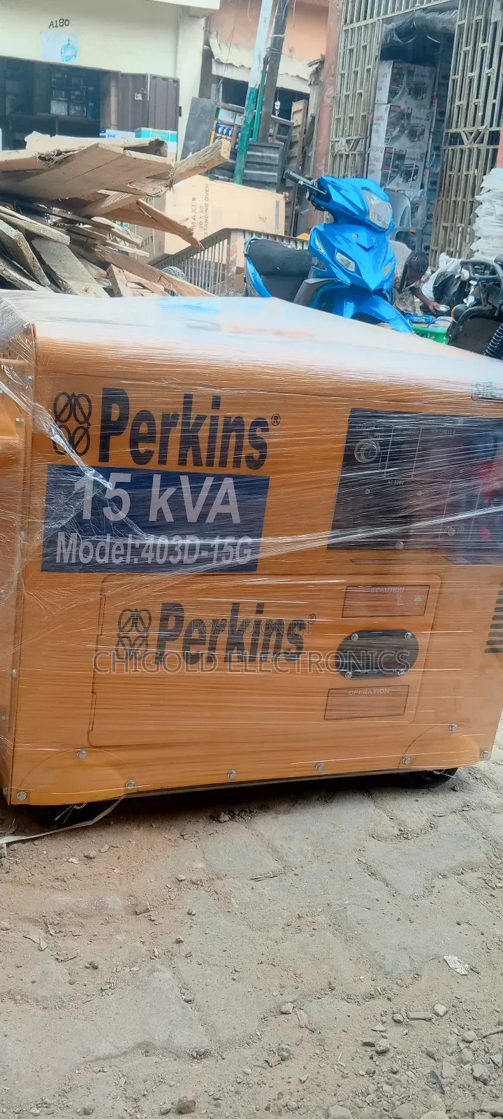 Original Perkins Diesel Generator 15 Kva 100% Copper Coin