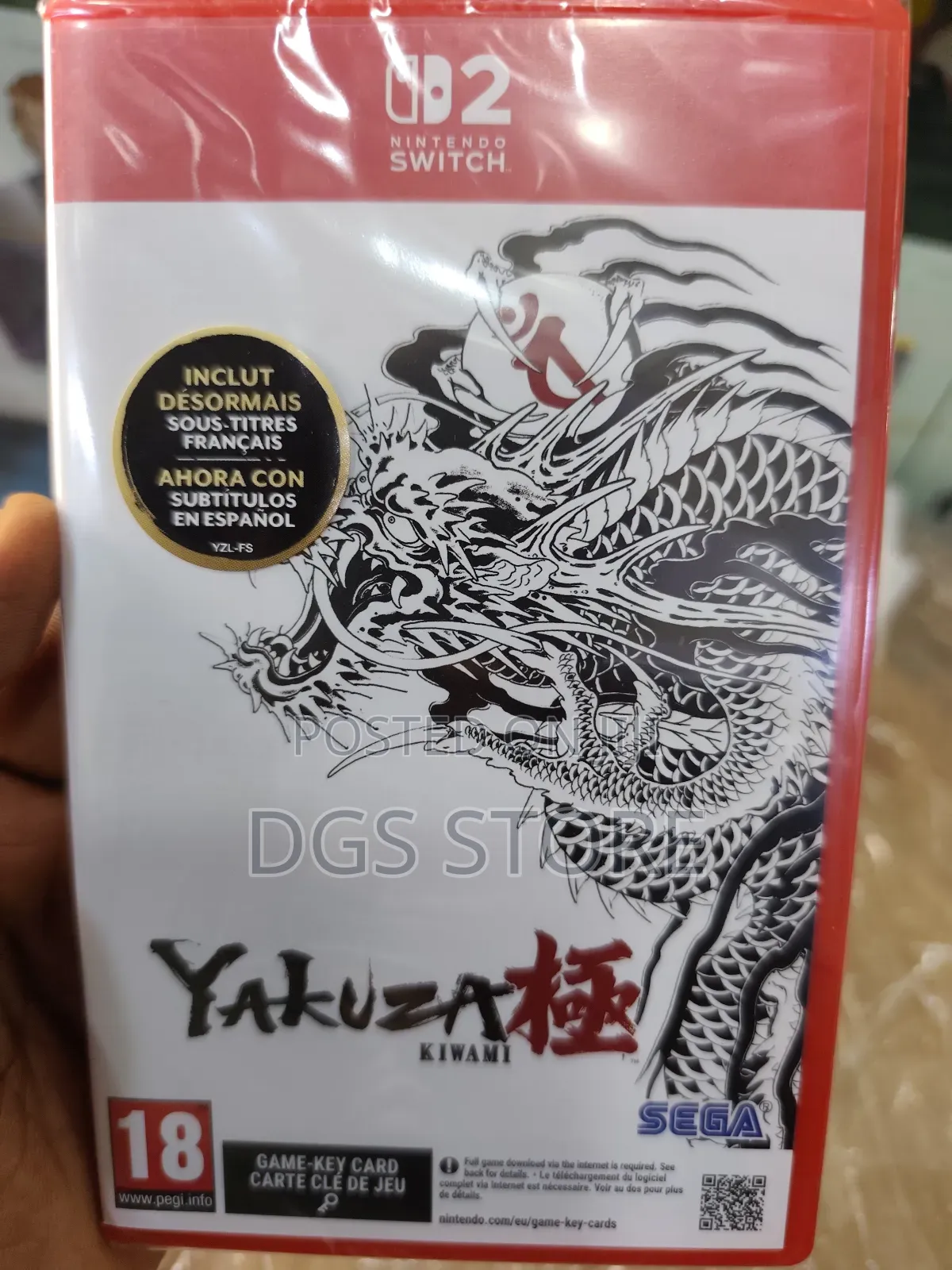 Nintendo Switch 2 Yakuza Kiwami Game