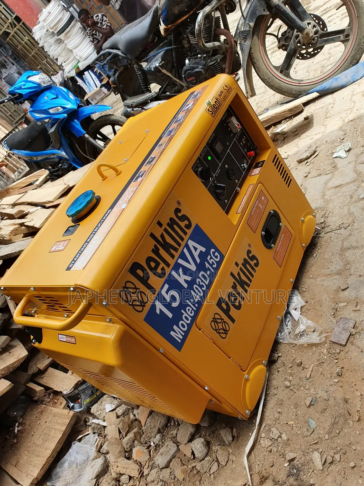 15kva Perkins Soundproof Disesl Engine