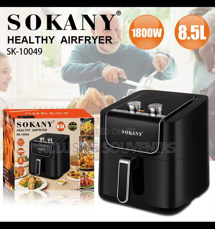 8.5l Big Capacity Non-stick Oilless Manual Electric Air Fryers