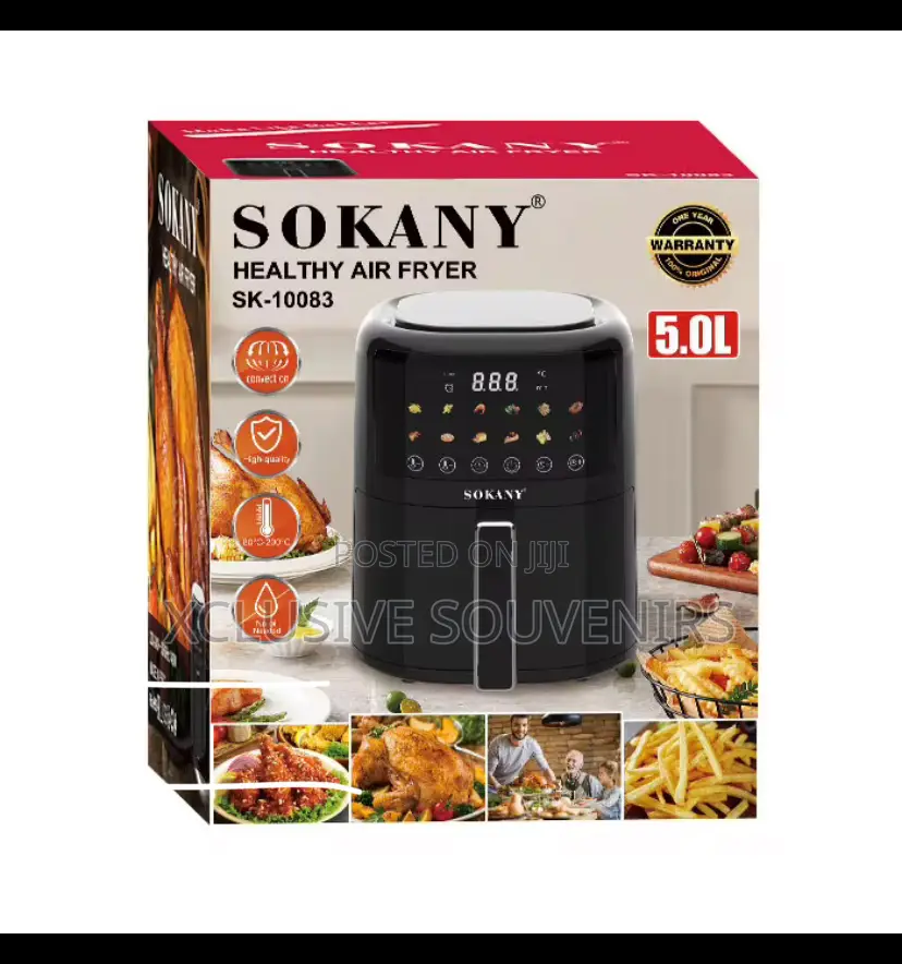 5l Digital Household Oil-free Air Fryer