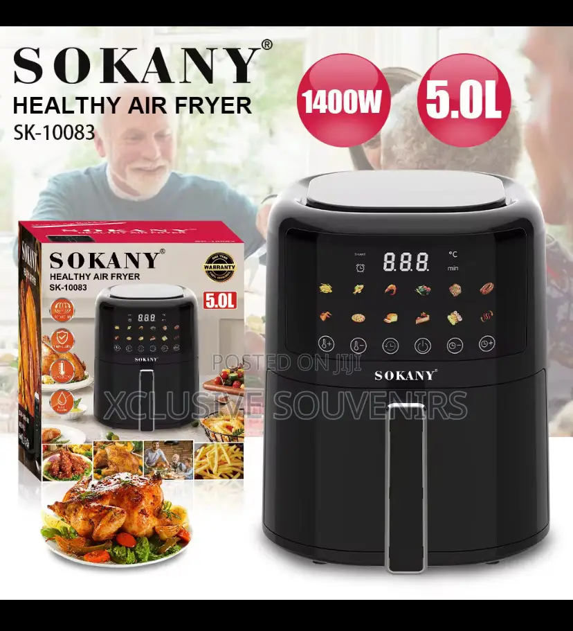 5l Digital Household Oil-free Air Fryer