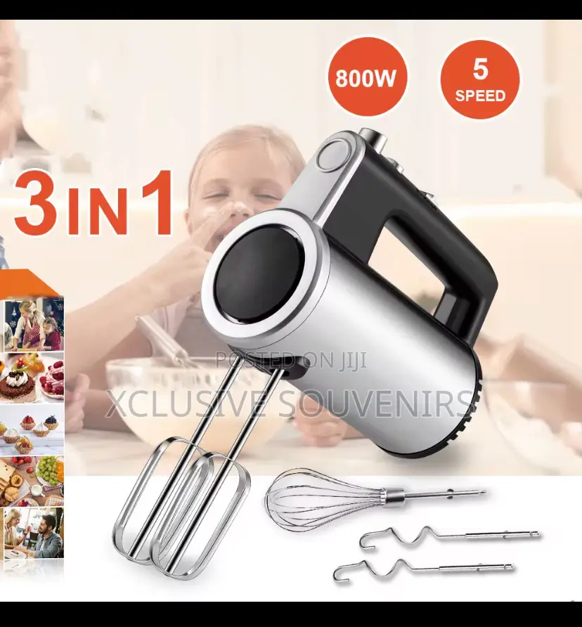 3 In 1 Professional Electric Hand Mixer For Personal/Commercial