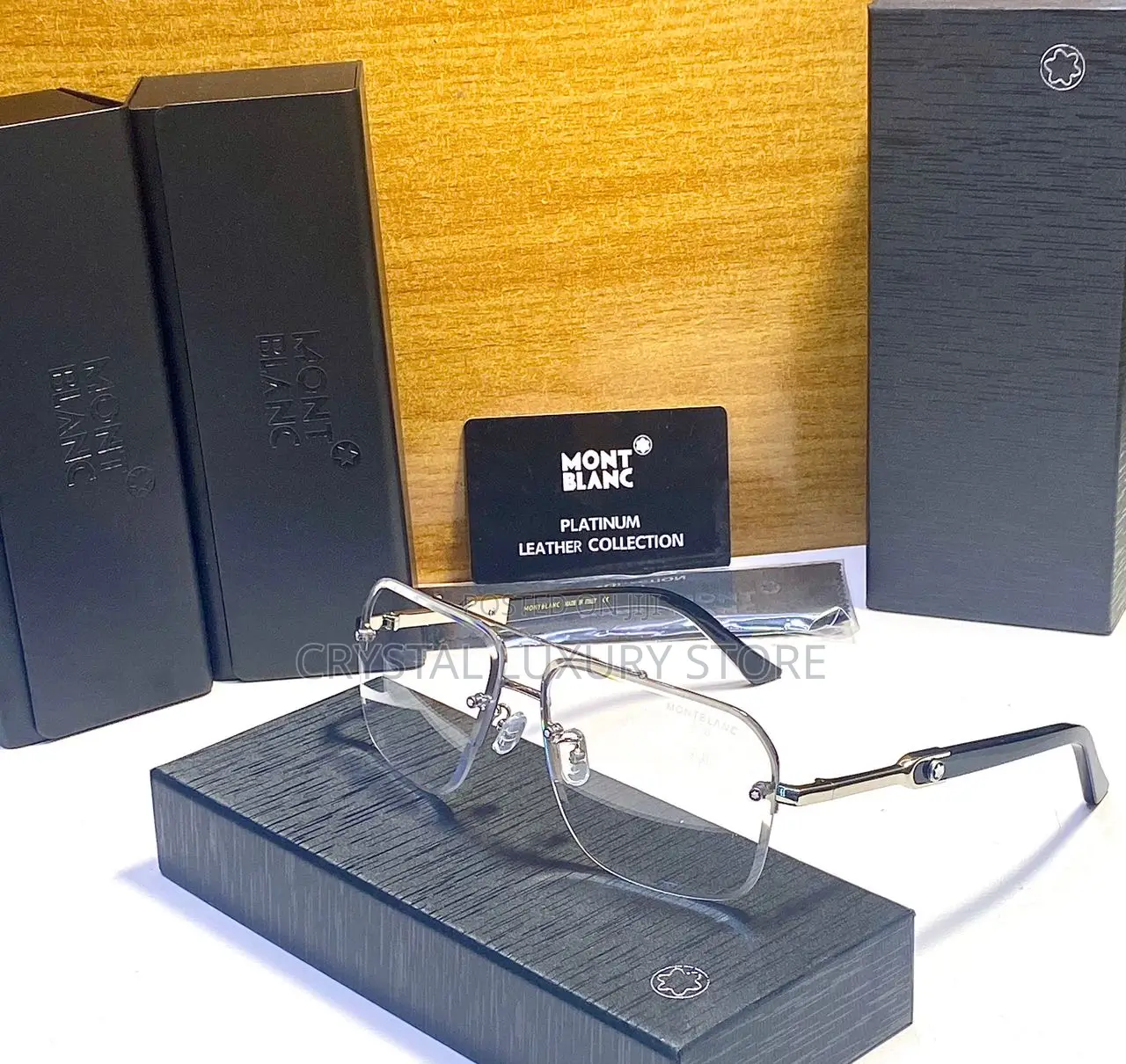 Mont Blanc Quality Luxury Men Frame Glasses