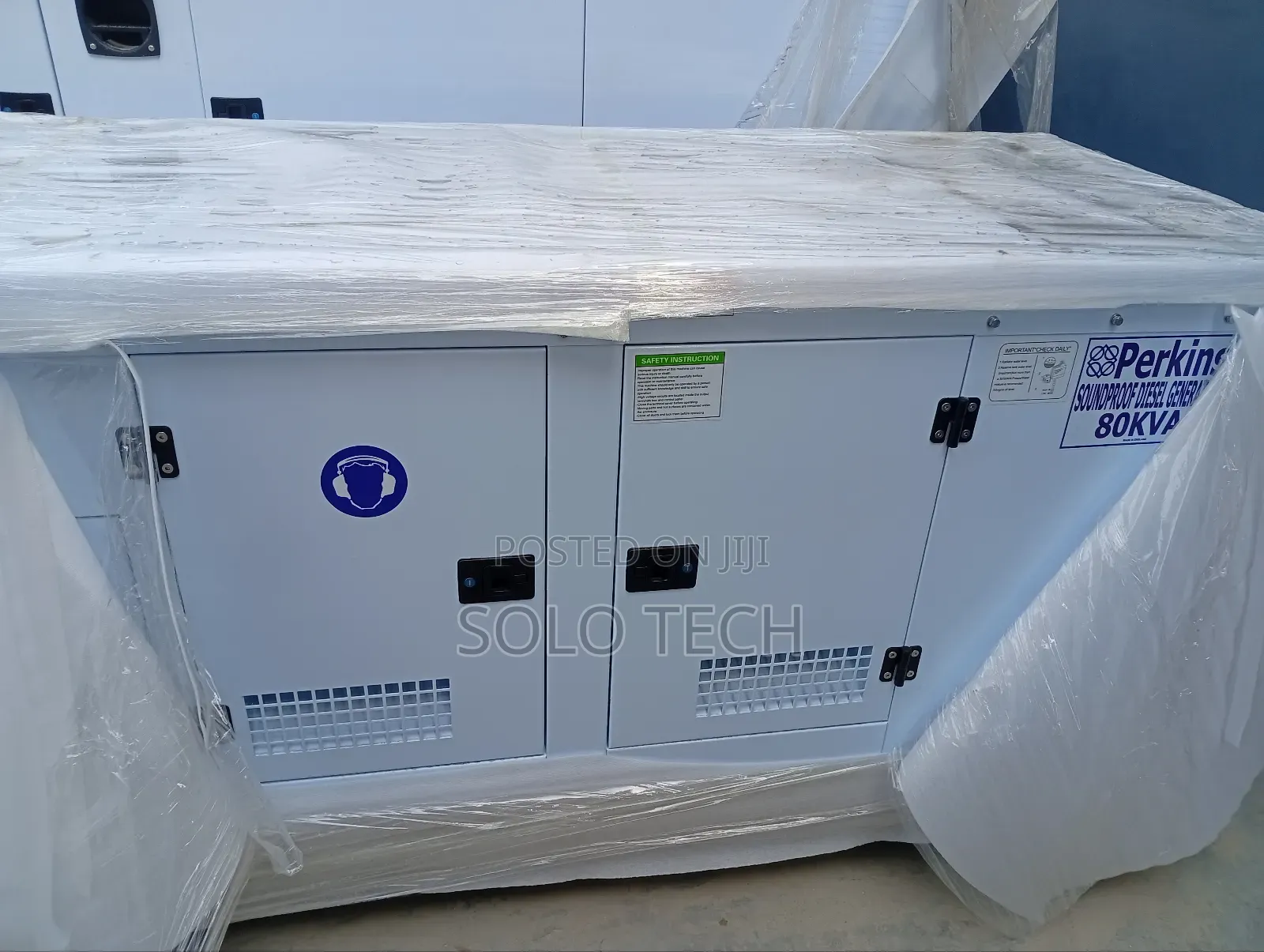 Brand New 80 Kva Perkins Soundproof Diesel Generator 100% Copper Coil