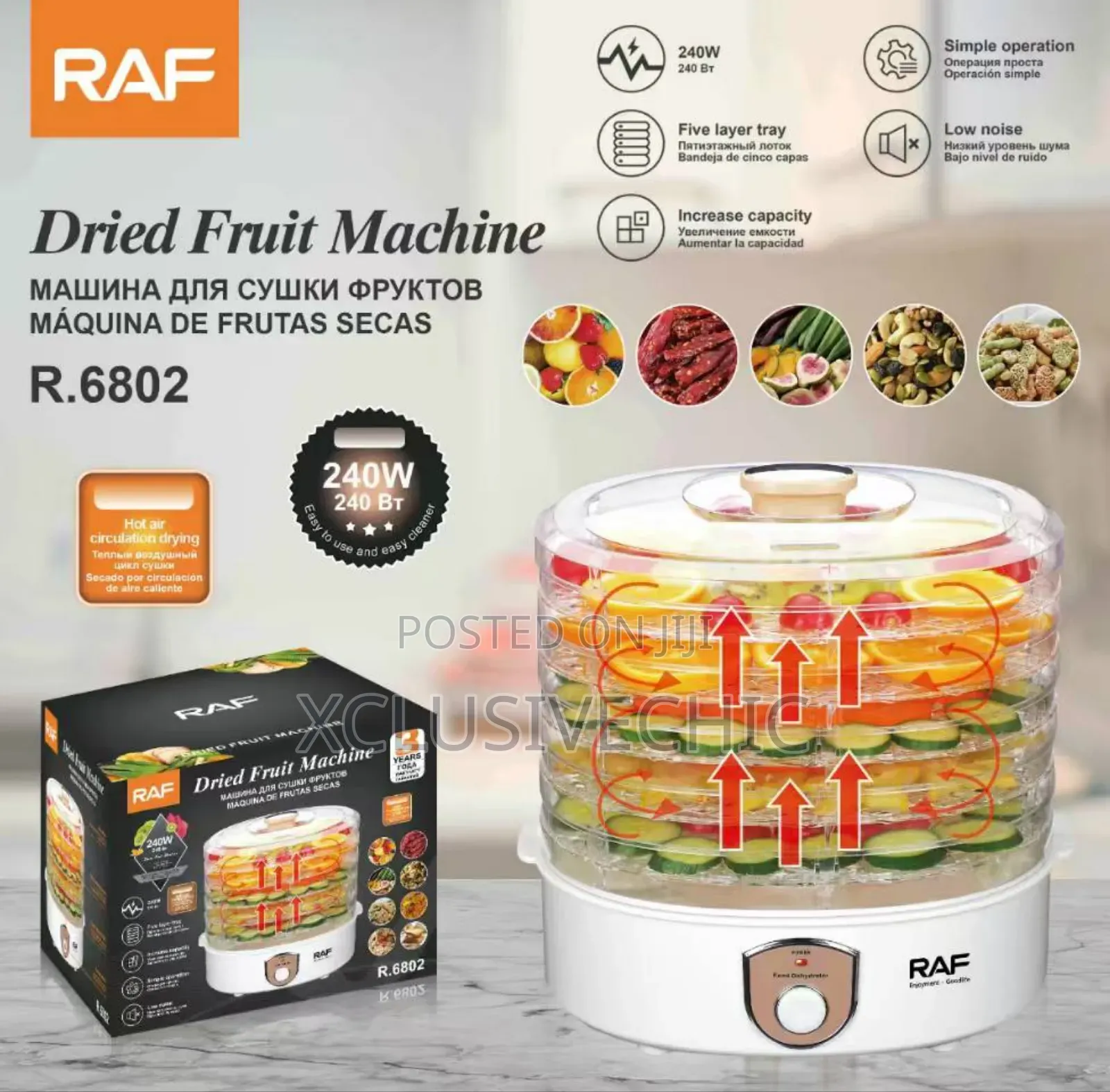 Raf Dry Fruits Dehydrator Machine