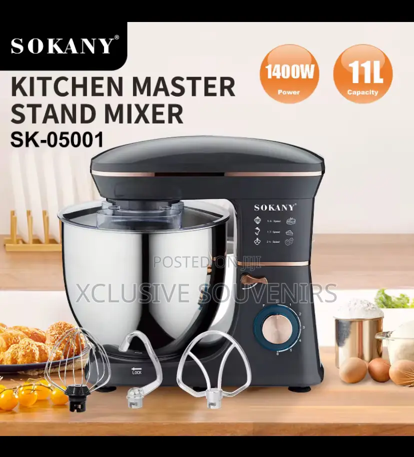 11l Sokany Fully Automatic Commercial Stand Mixer