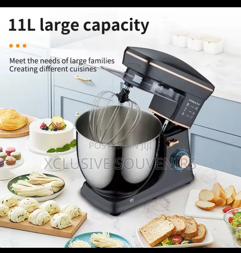 11l Sokany Fully Automatic Commercial Stand Mixer