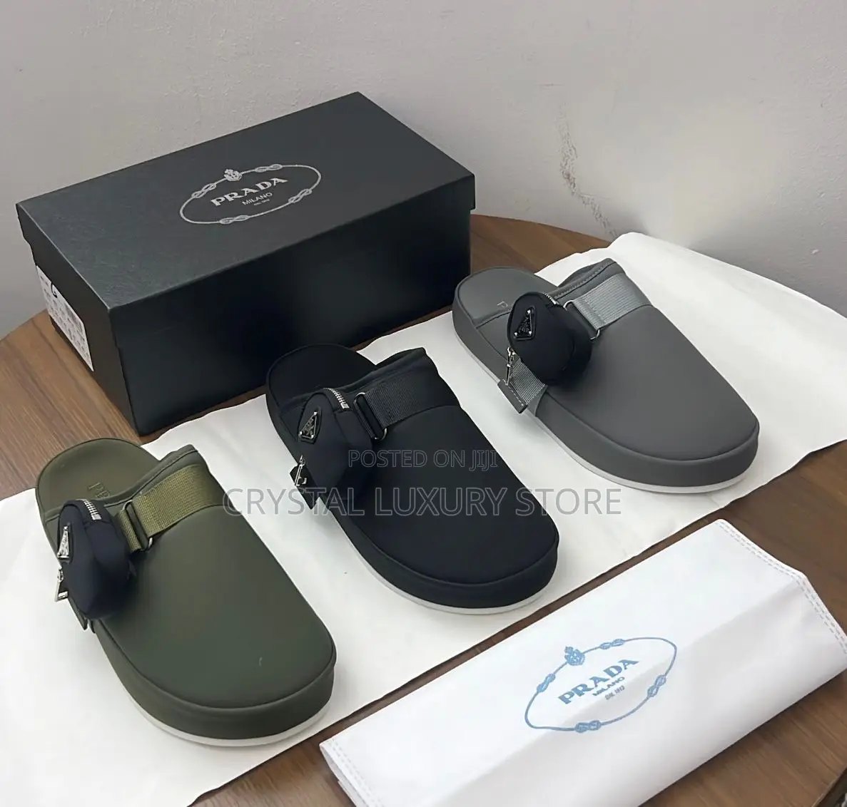 Prada Quality Luxury Men Half Shoe