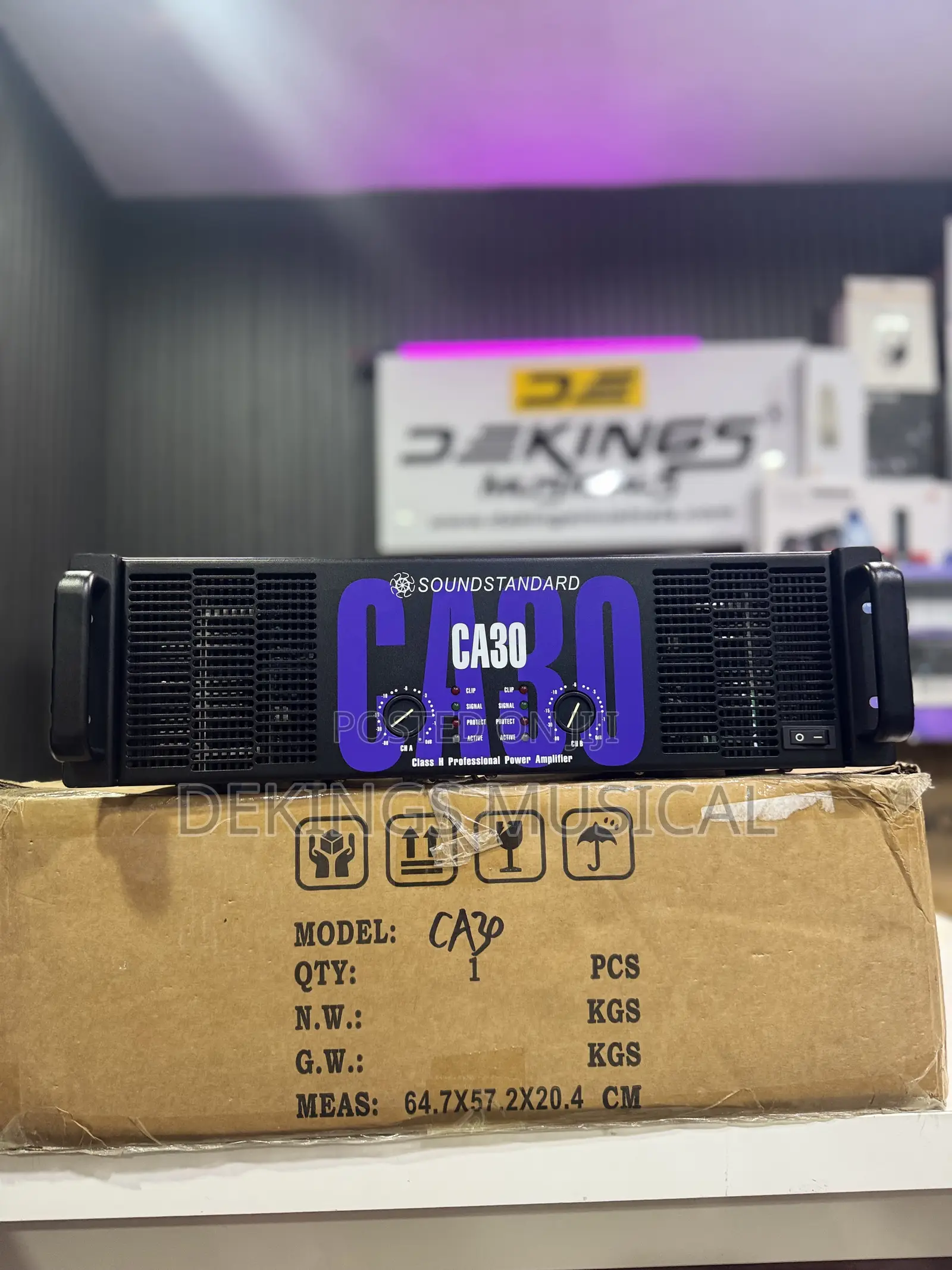 Heavy Duty Professional Powered Amplifier Ca30 Slave Engine