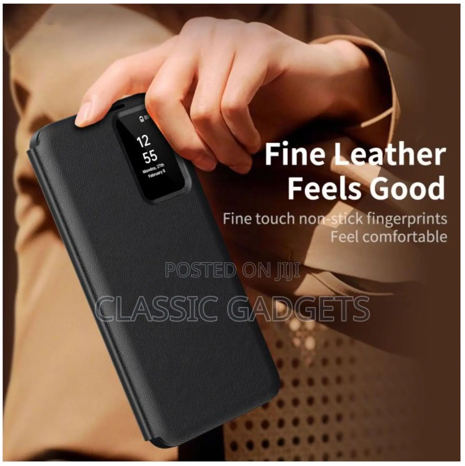 Smart View Wallet Leather Case for Samsung Galaxy S26 Ultra