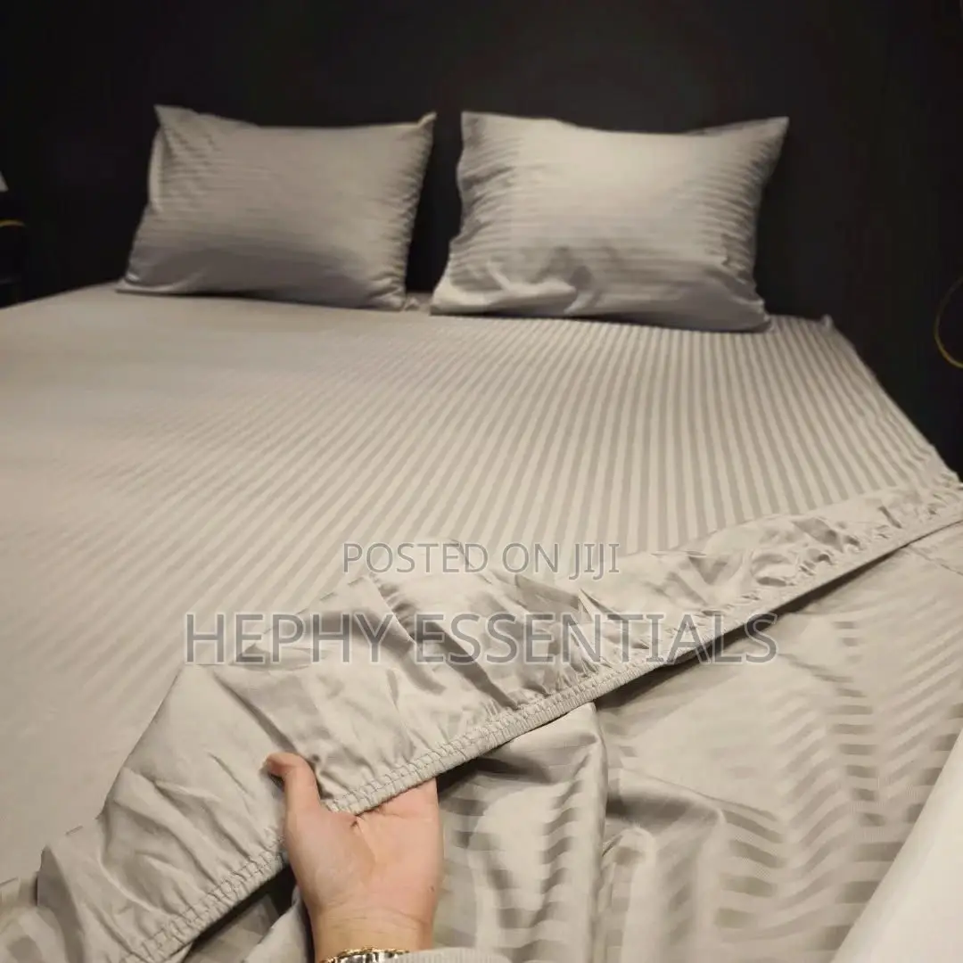 Stripe American Cotton Bedsheets Duvet Set(100% Cotton)