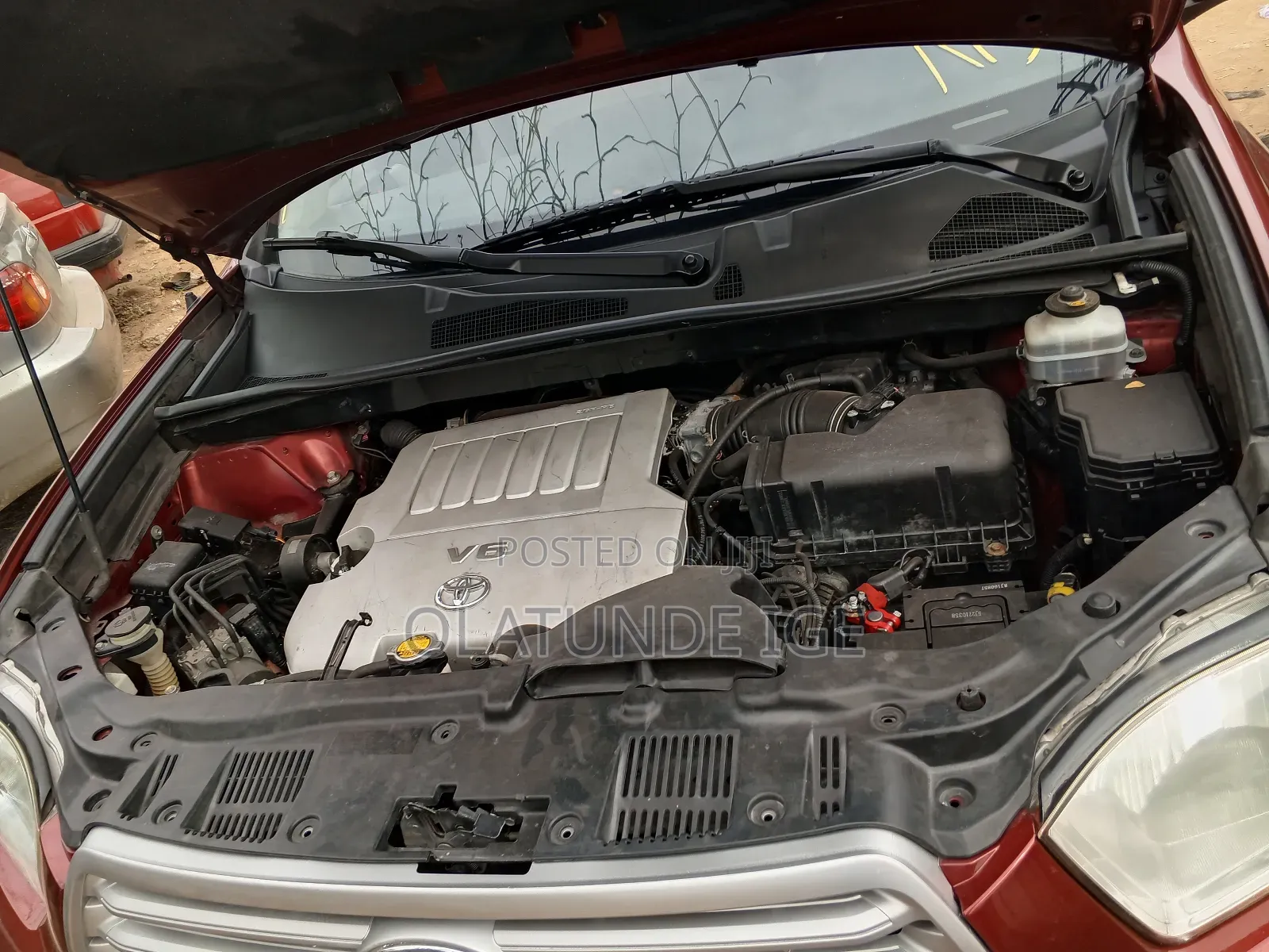 Toyota Highlander Sport 2008 Red