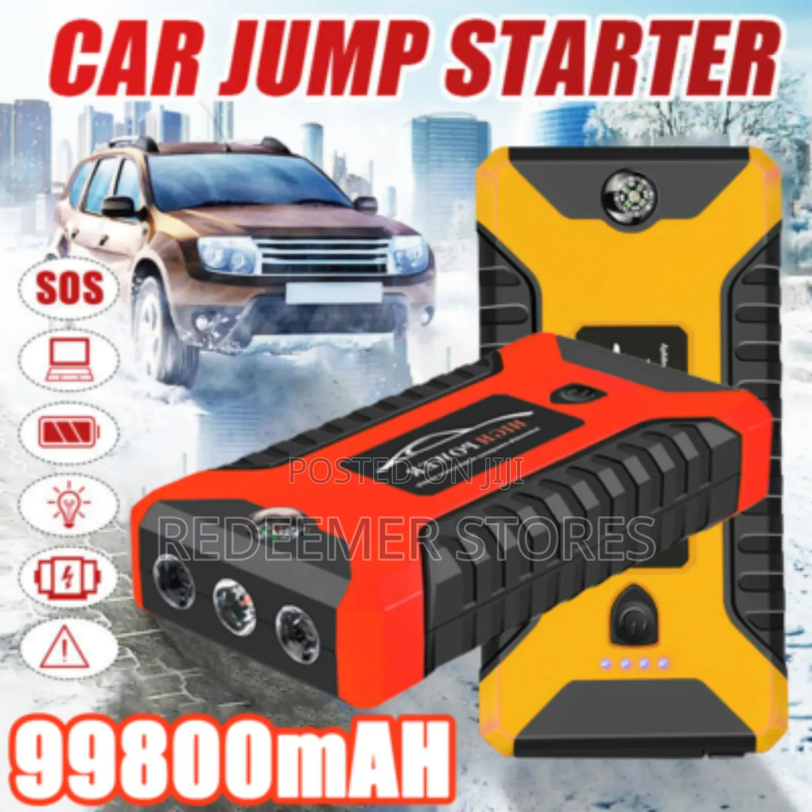 Emergency Car Jump Starter/Power Bank