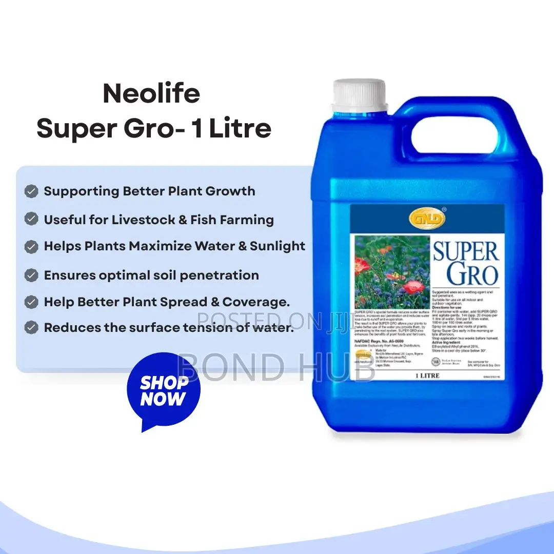 Super Gro 1 Litre Fertilizer. Super Gro Fertilizer