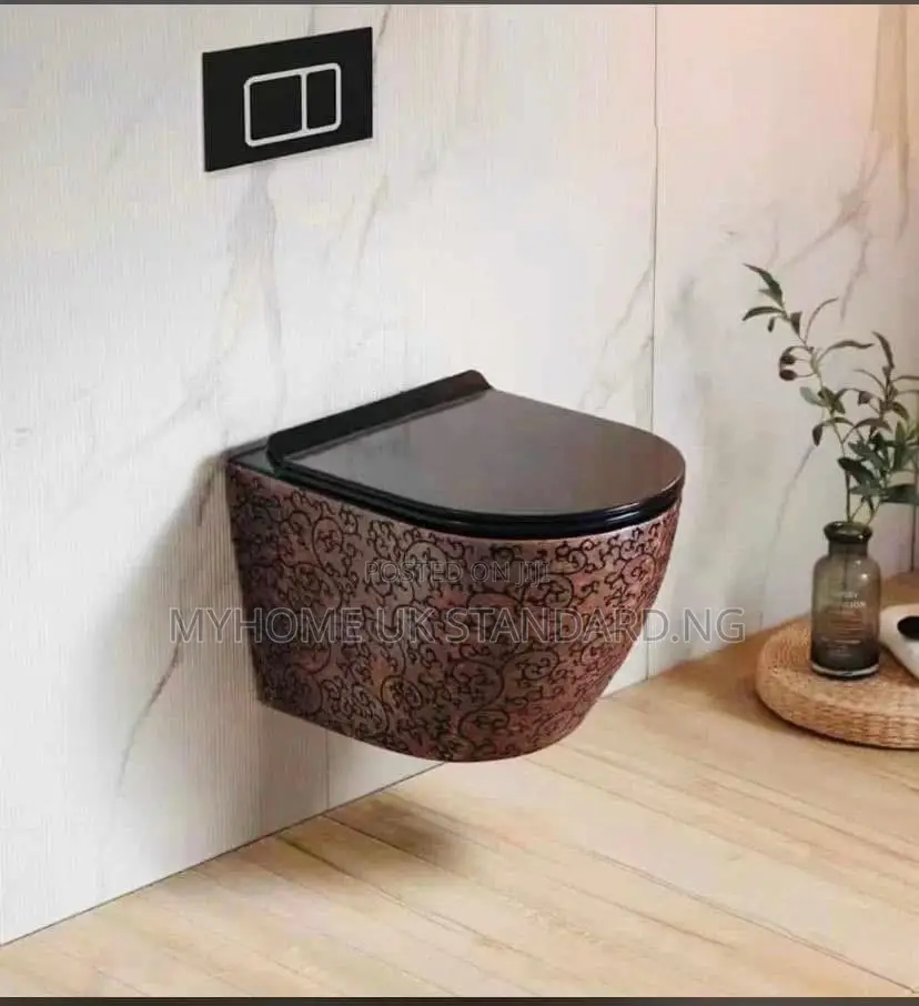 Brown Wall Hung Water Closet