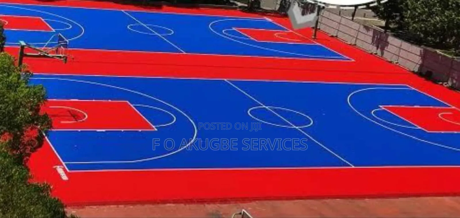 Basketball and Long Tennis Court Construction and Mentainace