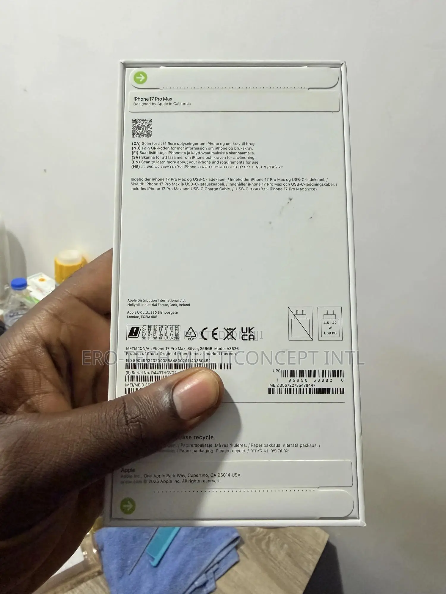 New Apple iPhone 17 Pro Max 256 GB Silver