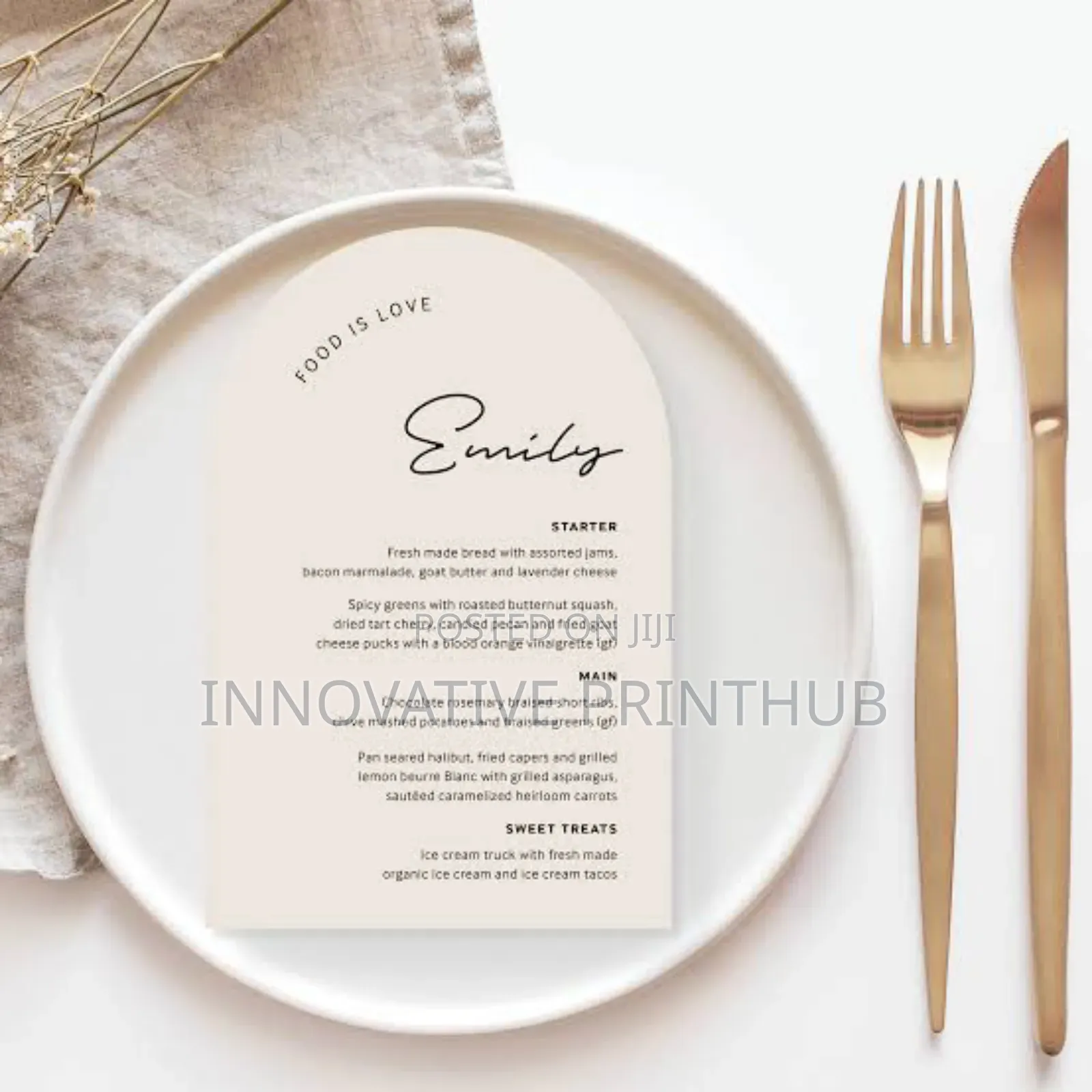Menu Printing