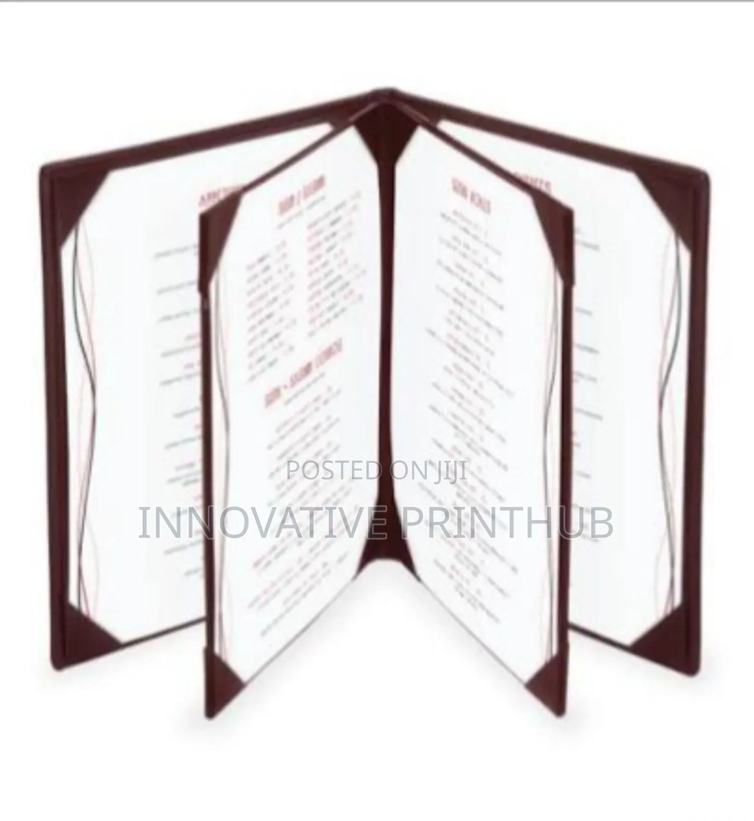 Menu Printing