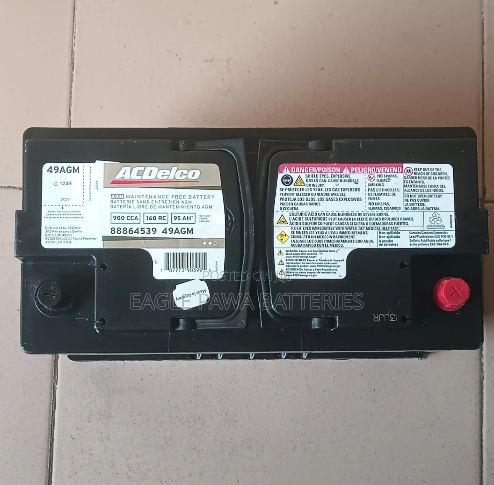 Ac Delco 95ah Agm