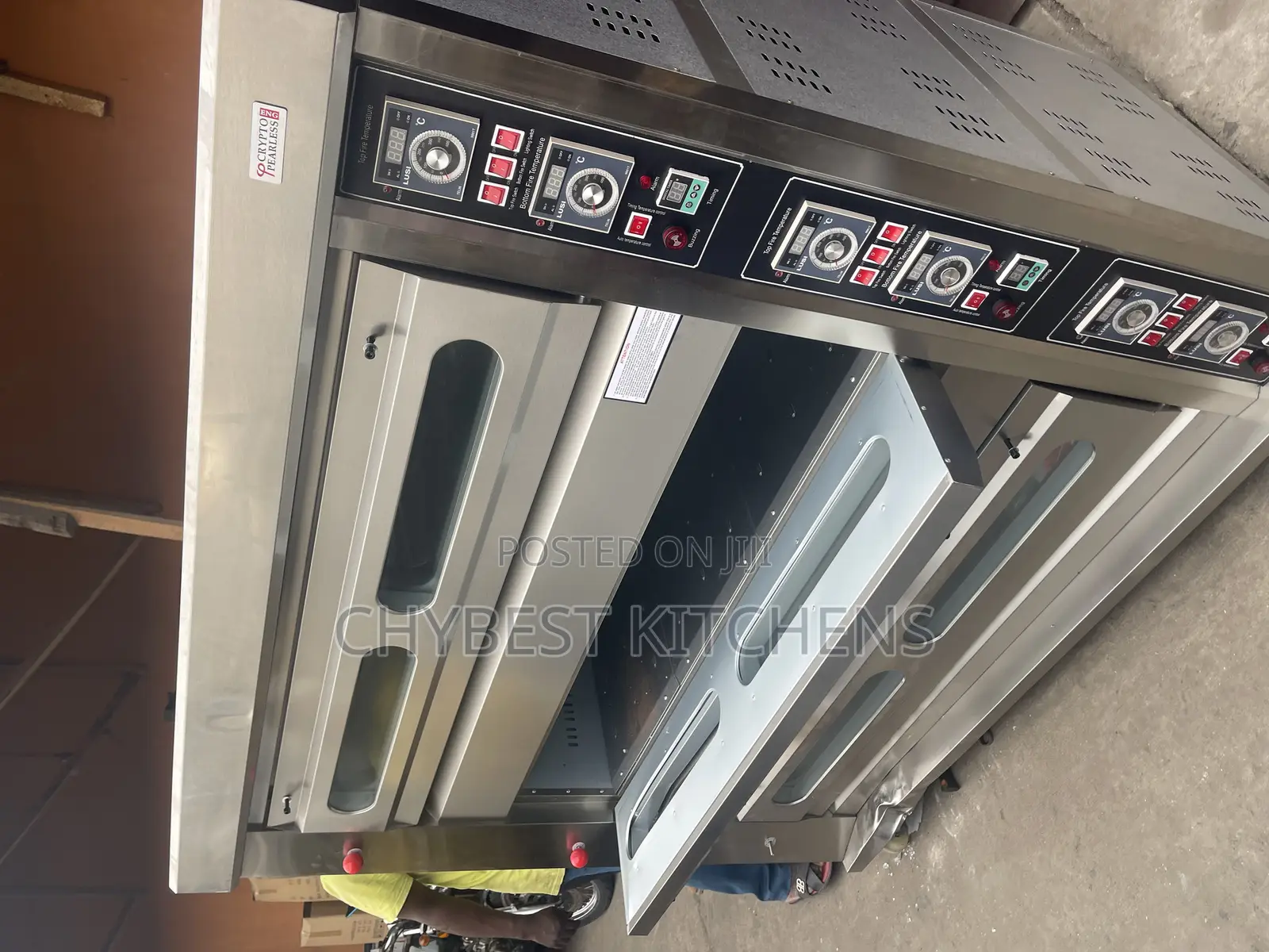 3 Deck Electric and Gas Oven