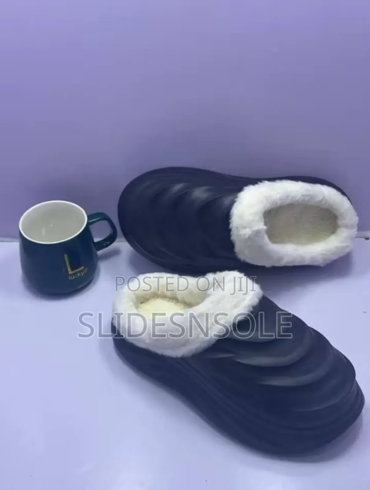 Fur-lined Comfort Clogs