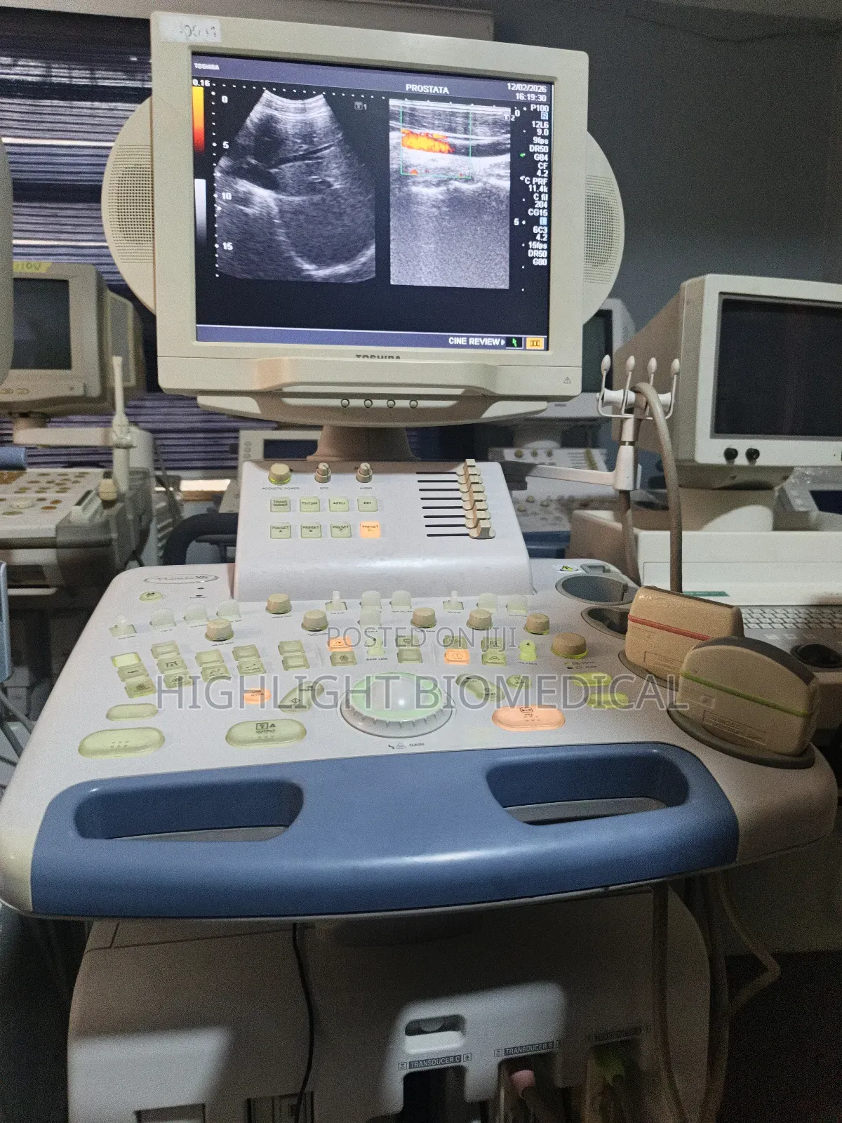 Toshiba Nemio Xg Color Doppler With Convex Linear Probe