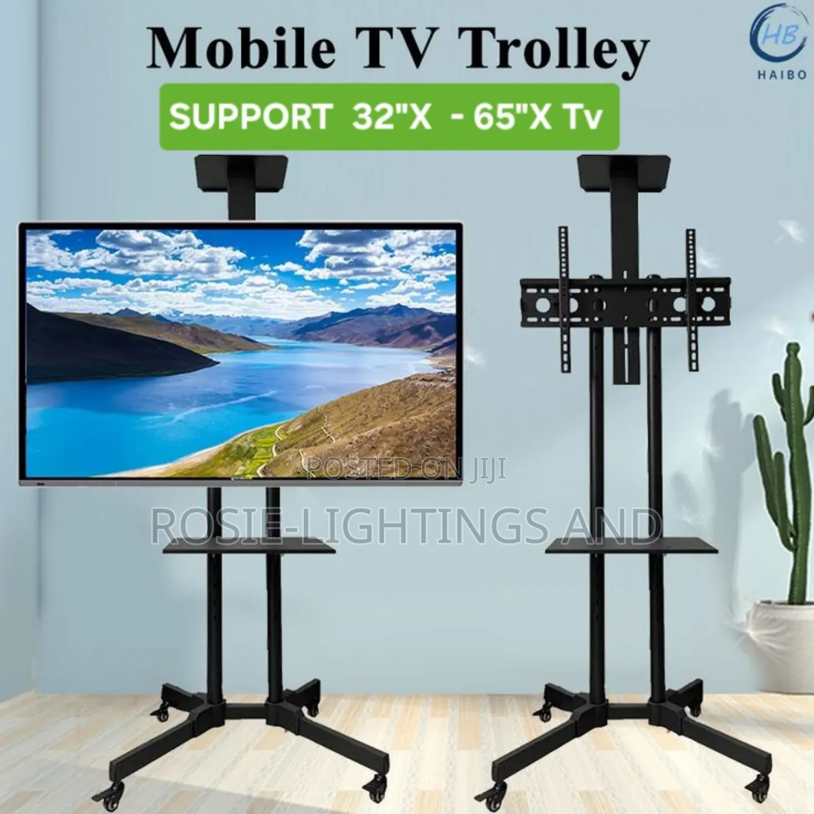 Mobile Tv Stand - Suitable for 32" - 65" Television