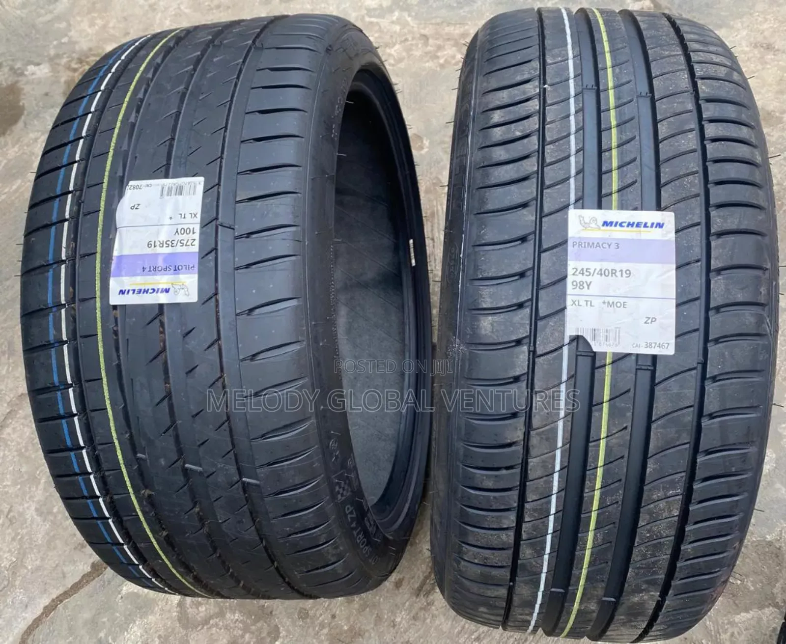 275/35r19 245/40r19 Michelin Tyres Front and Back
