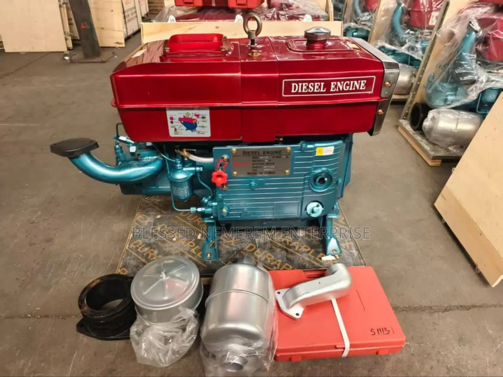 Basic Diesel Generator 1115 Engine Key Start