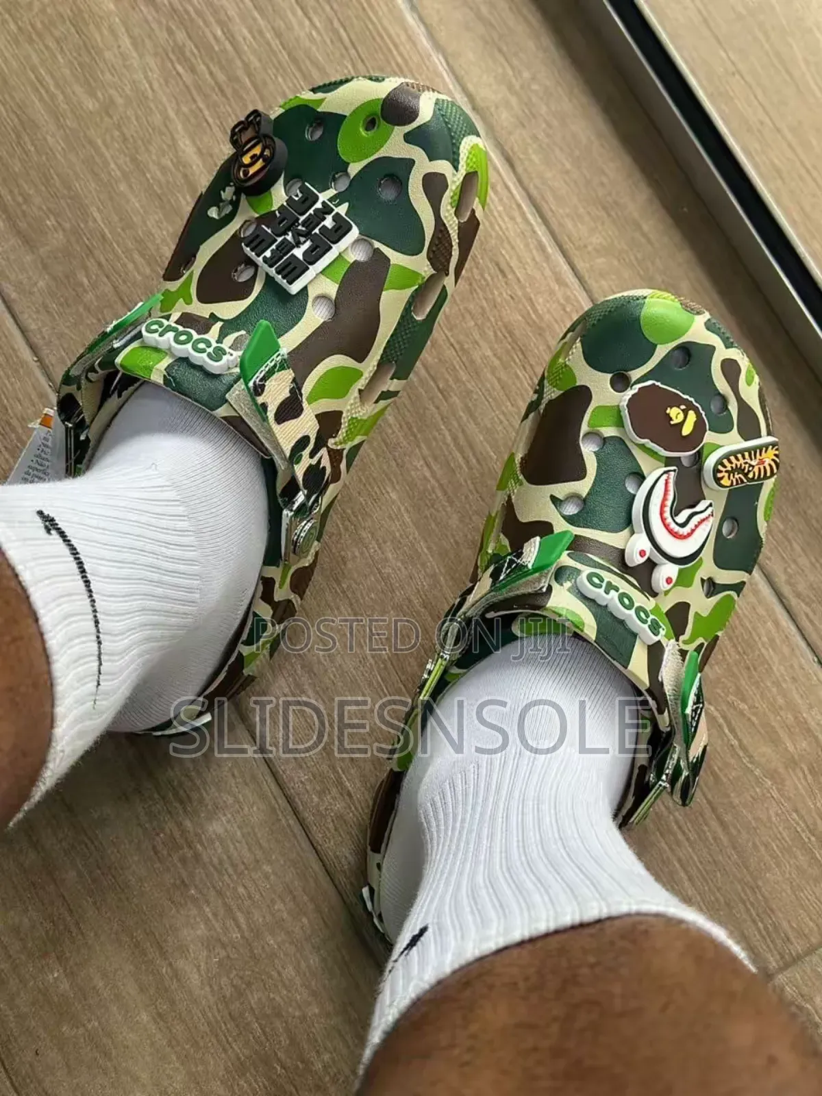 Original Bape X Crocs Classic Clogs