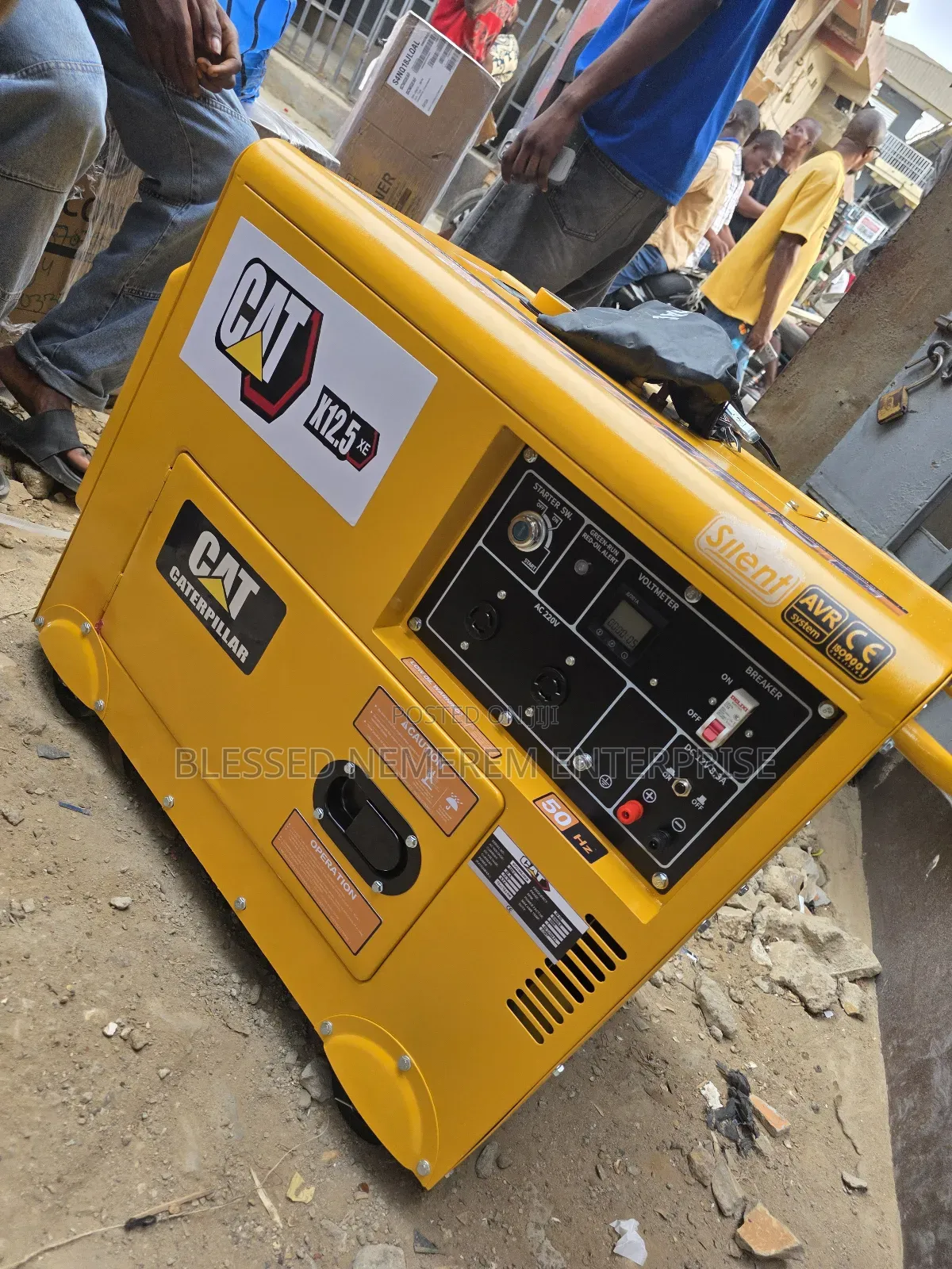 Heavy-Duty 10.5kva Cat Diesel Soundproof Gen 100%Copper Coil