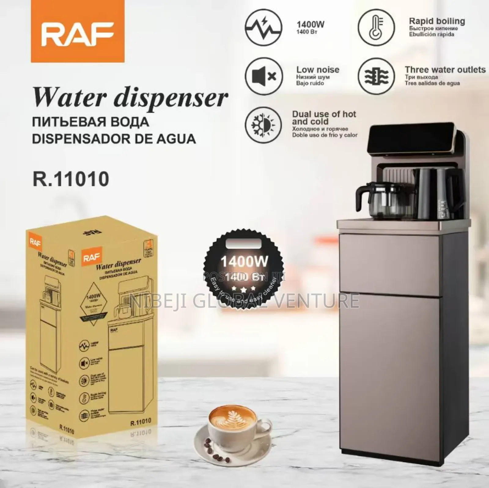 Raf Water Dispenser Hot and Cold