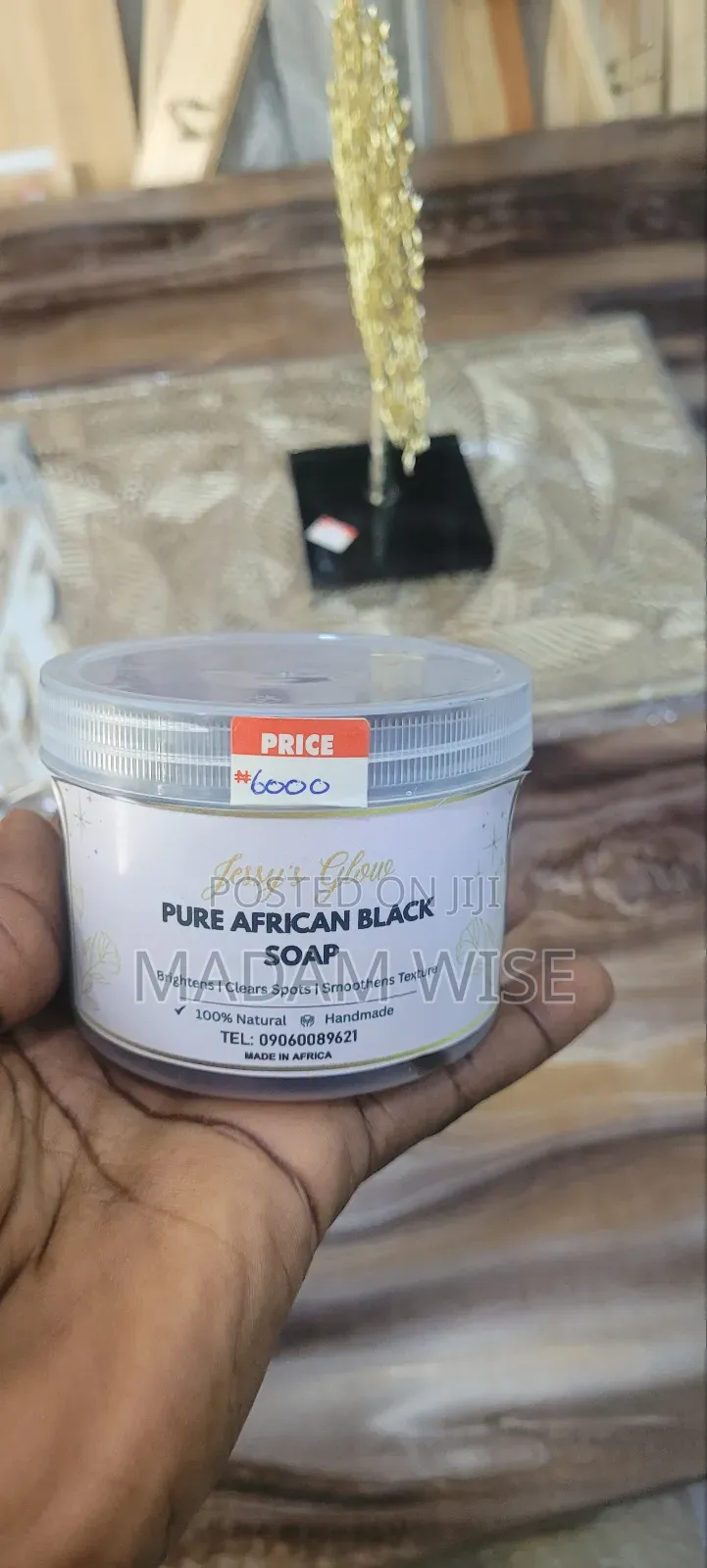 Jessy's Glow. Pure African Black Soap. ( You Will Love It)