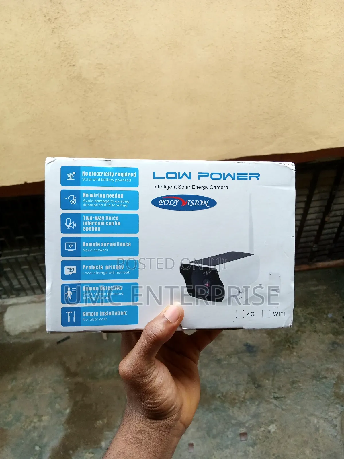 Low Power Intelligent Solar Camera