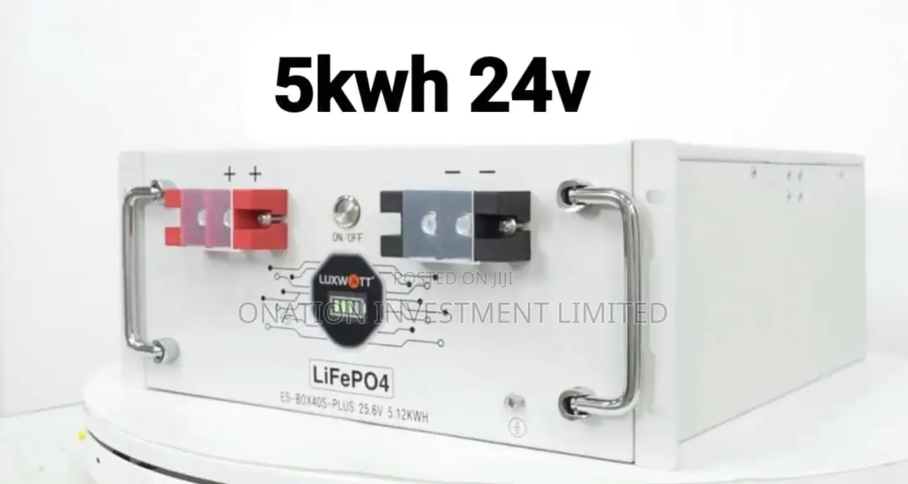 5kwh 24v Luxwatt Lithium Battery — Strong Backup