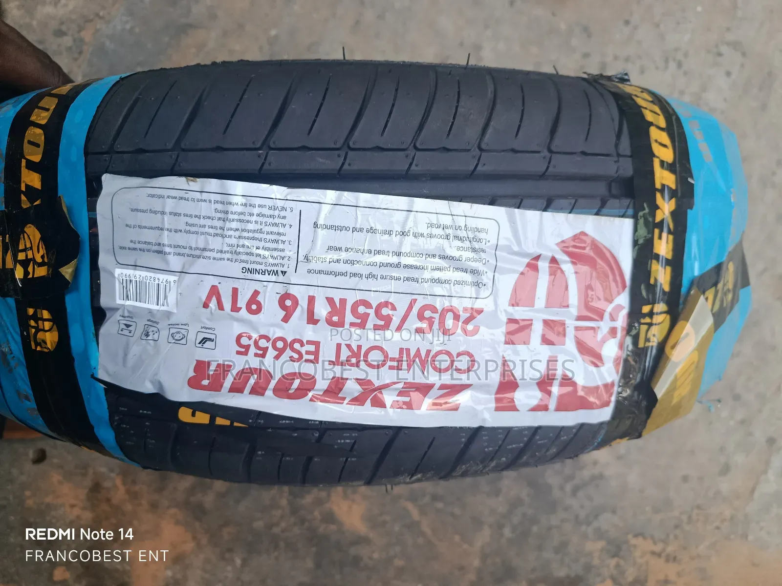 205/55r16 Zextour Tire