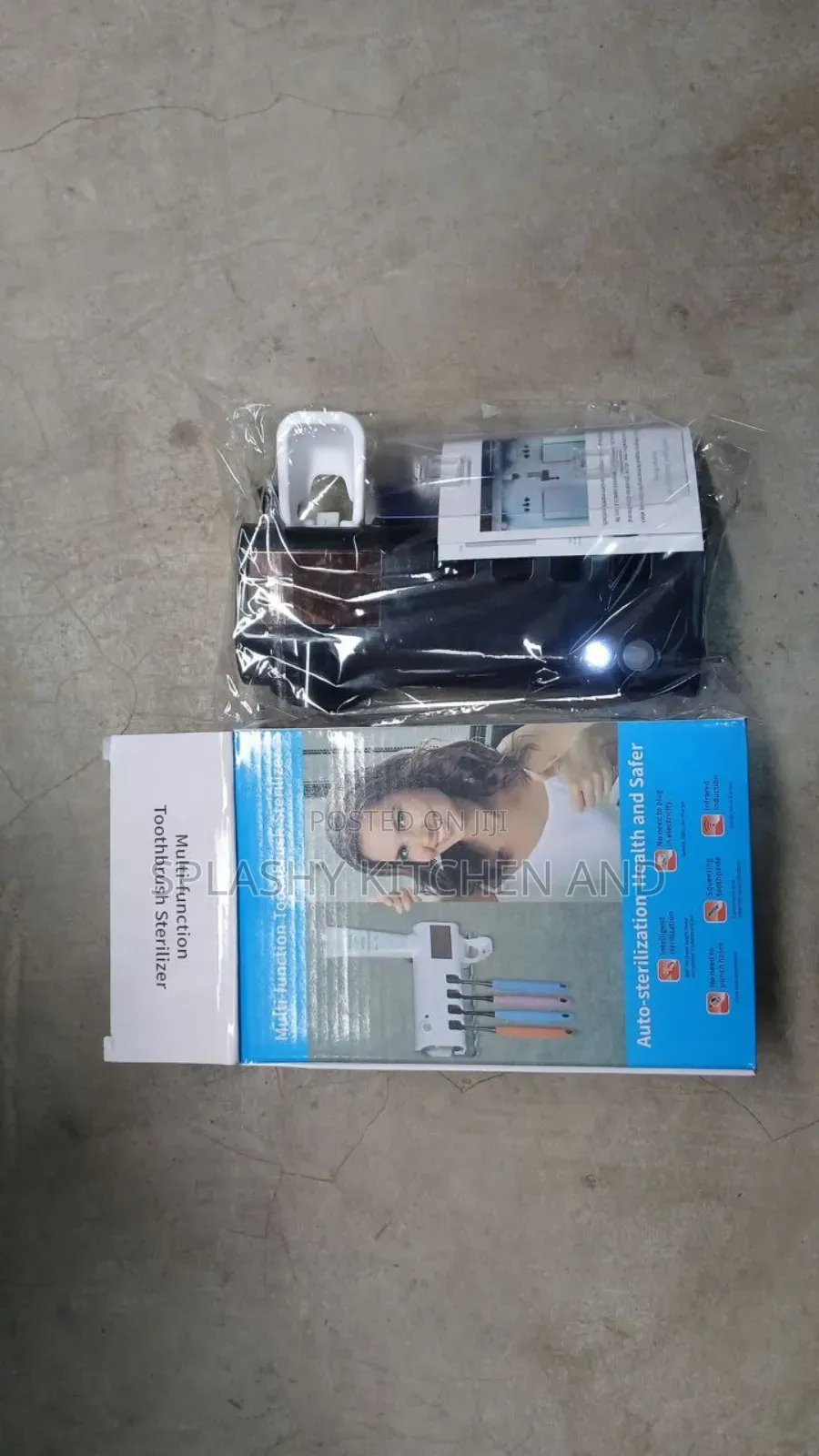 Automatic Toothpaste Dispenser Toothbrush Uv Sterilizer