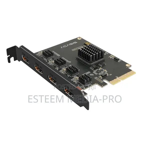 Acasis 4 Hdmi Input 1080p 60fps 4 Channel Pcie Video Capture Card