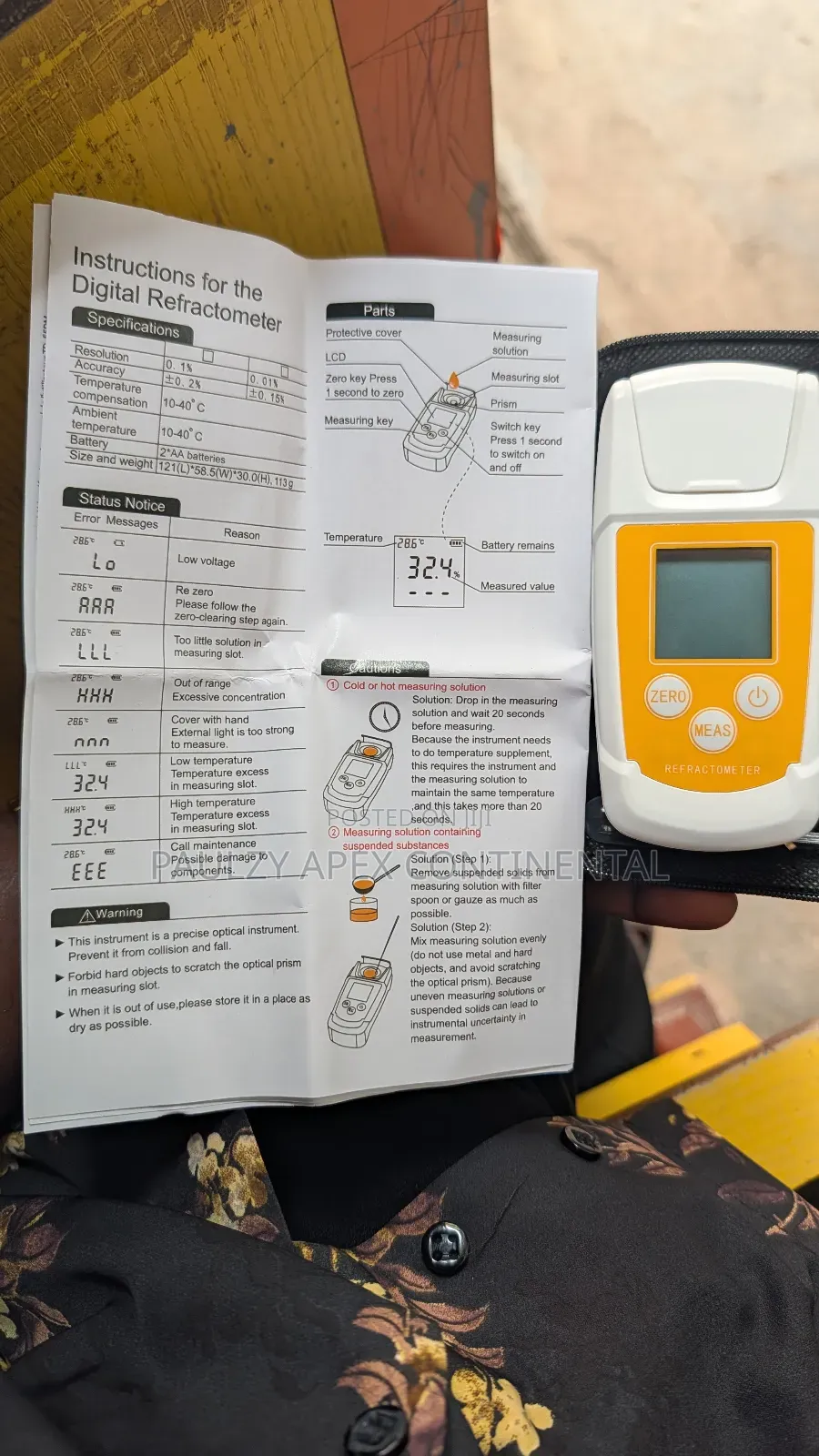 Digital Refractometer